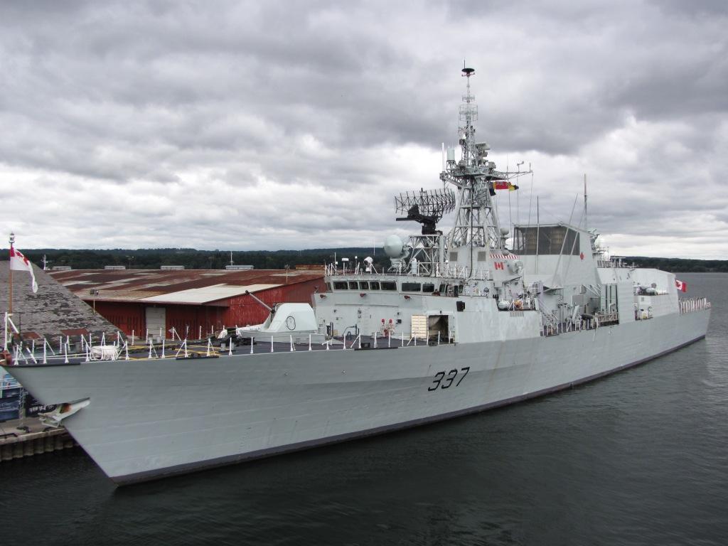 BONV's do day cruises on Visiting Ships - Like HMCS Fredericton